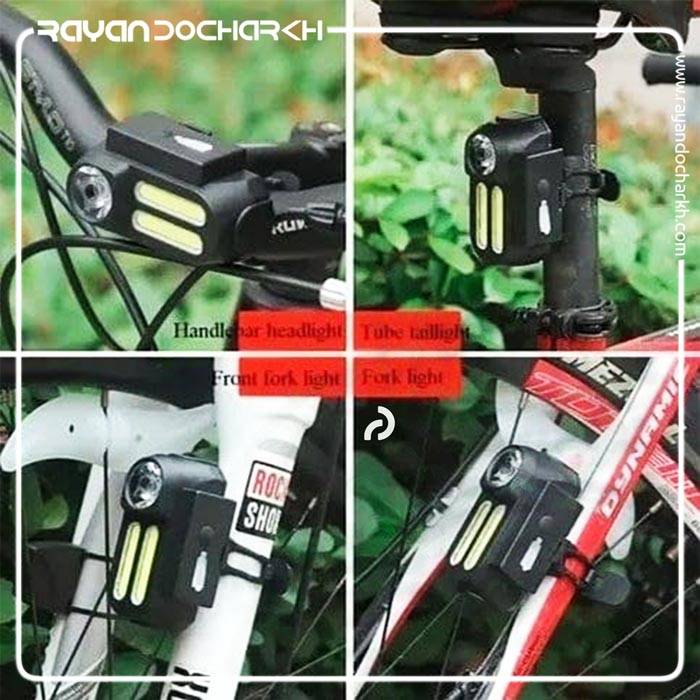 چراغ دوچرخه - چراغ دوچرخه شارژی - چراغ دوچرخه شارژی سه لنز - چراغ شارژی سه لنز دوچرخه - چراغ جلو دوچرخه شارژی با کیفیت - چراغ سه لنز دوچرخه - چراغ 3 لنز دوچرخه - رایان - رایان دوچرخ - چراغ جلو دوچرخه - چراغ دوچرخه برای جلو
