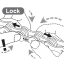 قفل زنجیر - قفل زنجیر شیمانو - قفل زنجیر دوچرخه - قفل زنجیر کی ام سی - قفل زنجیر دوچرخه 6/7/8 سرعته کی ام سی KMC